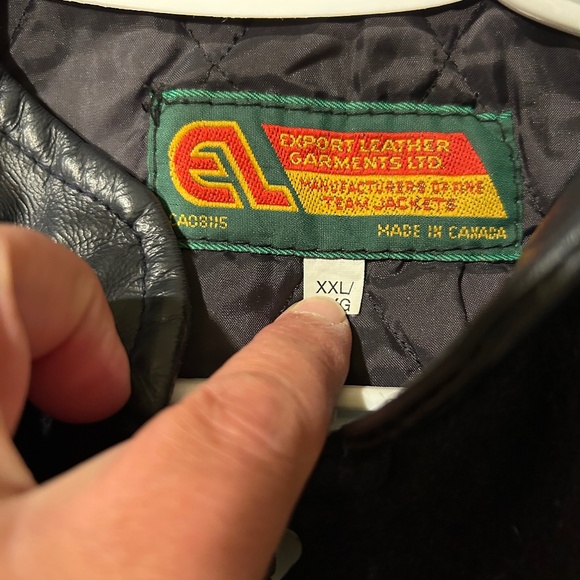 Men's Vintage Whitby Wildcats Varsity Snap Button Jacket - Picture 3 of 3